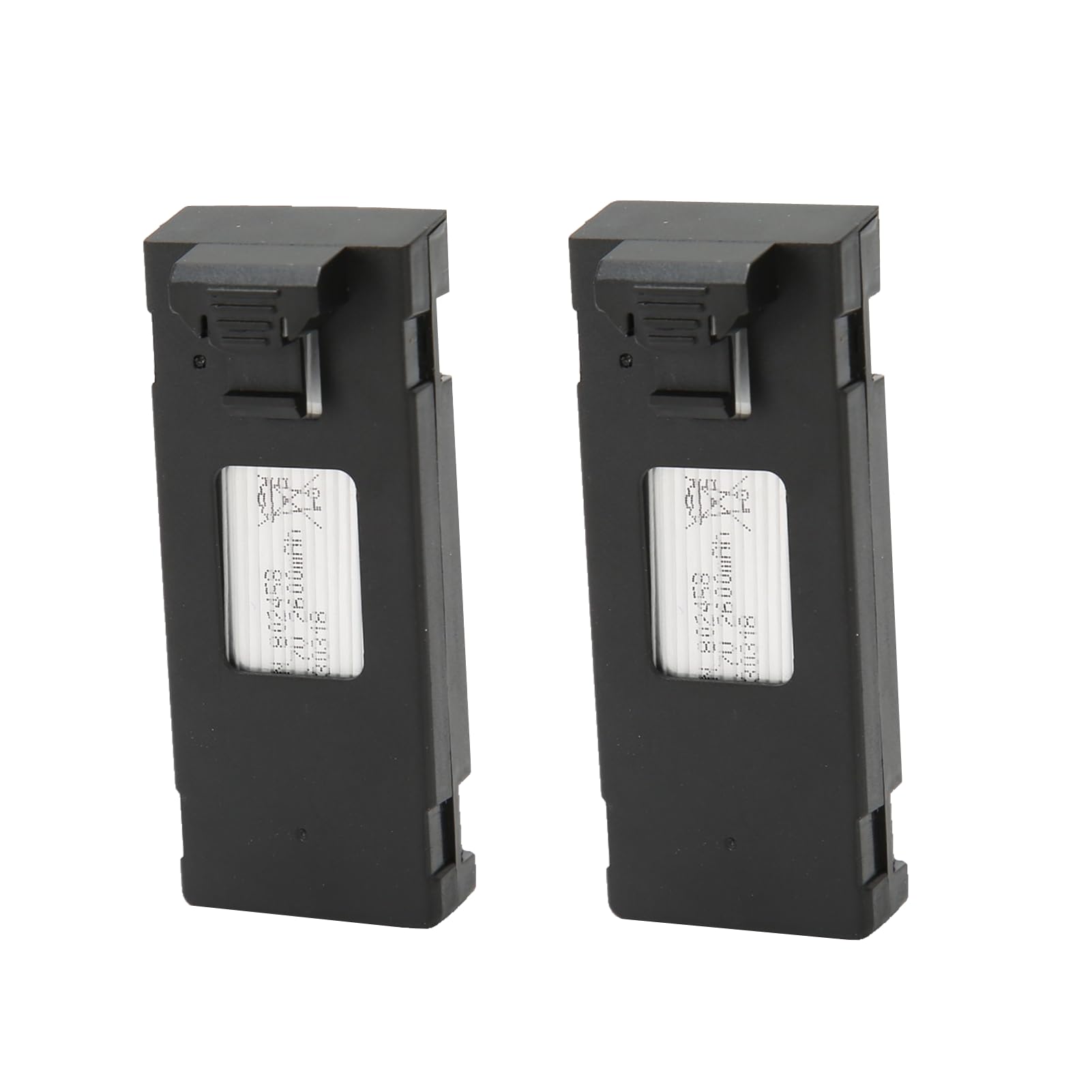 Batterie de Drone RC 3.7V 2600mAh, 2 Pièces de Remplacement de Batterie de Drone UAV ABS Stable pour E88 E88PRO E88MAX E525 E99 E99PRO P1 P5PRO K3 S1 P8