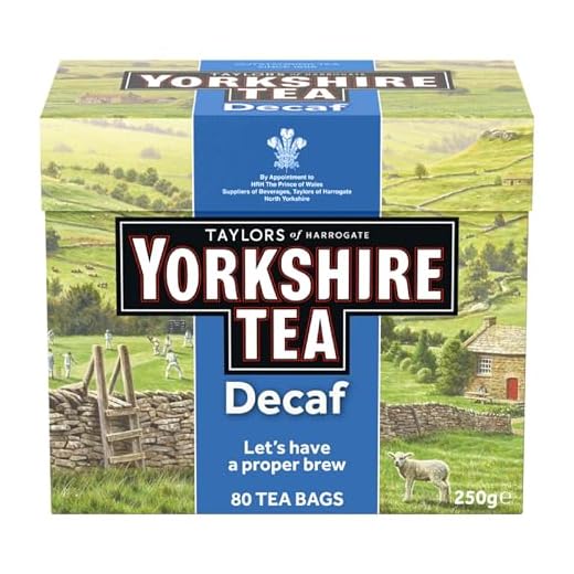 Yorkshire Tea Decaf, 80 Tea Bags (Pack of 1)