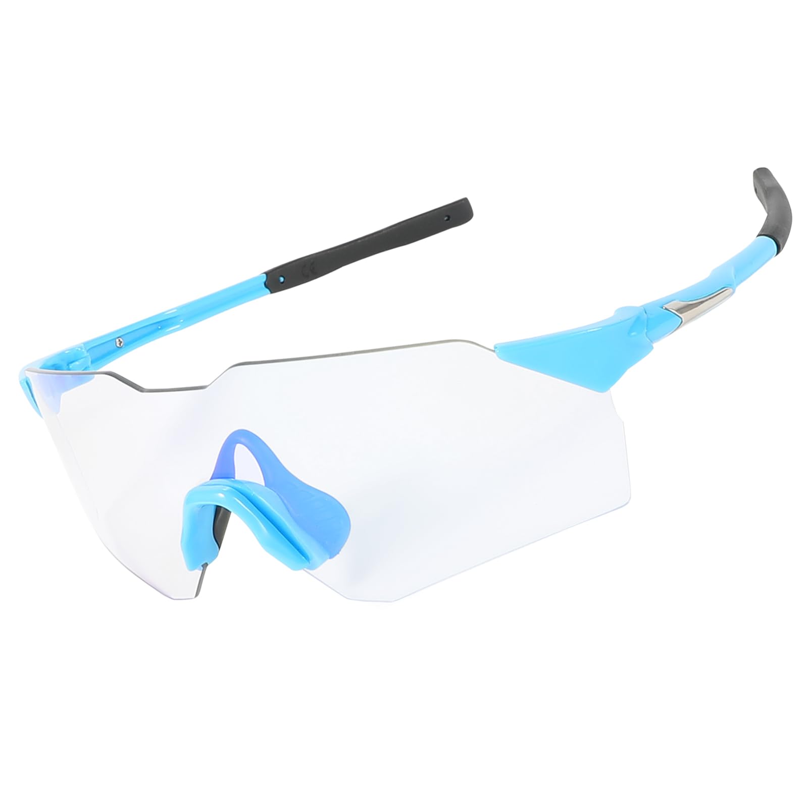 boruizhen Photochromic Cycling Glasses Clear Bike Sunglasses for Men Women UV Sports Glasses MTB Running Hiking Fishing