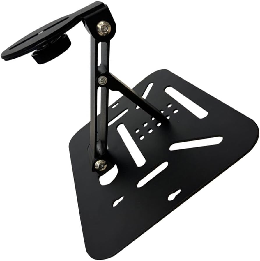 Space Saving Foldable Projector Stand 3 in 1 Desktop Ceiling Wall Mount Projector Stand Adjustable Bracket Multifunctional