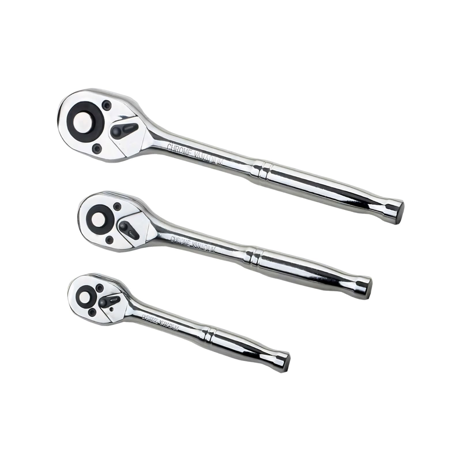 Tsophreniq 3Pcs Ratcheting Wrench Set With Low Back Swing Angles Multifunctional Reversible Wrench Ideal For Tight Space Ratcheting Tool Set
