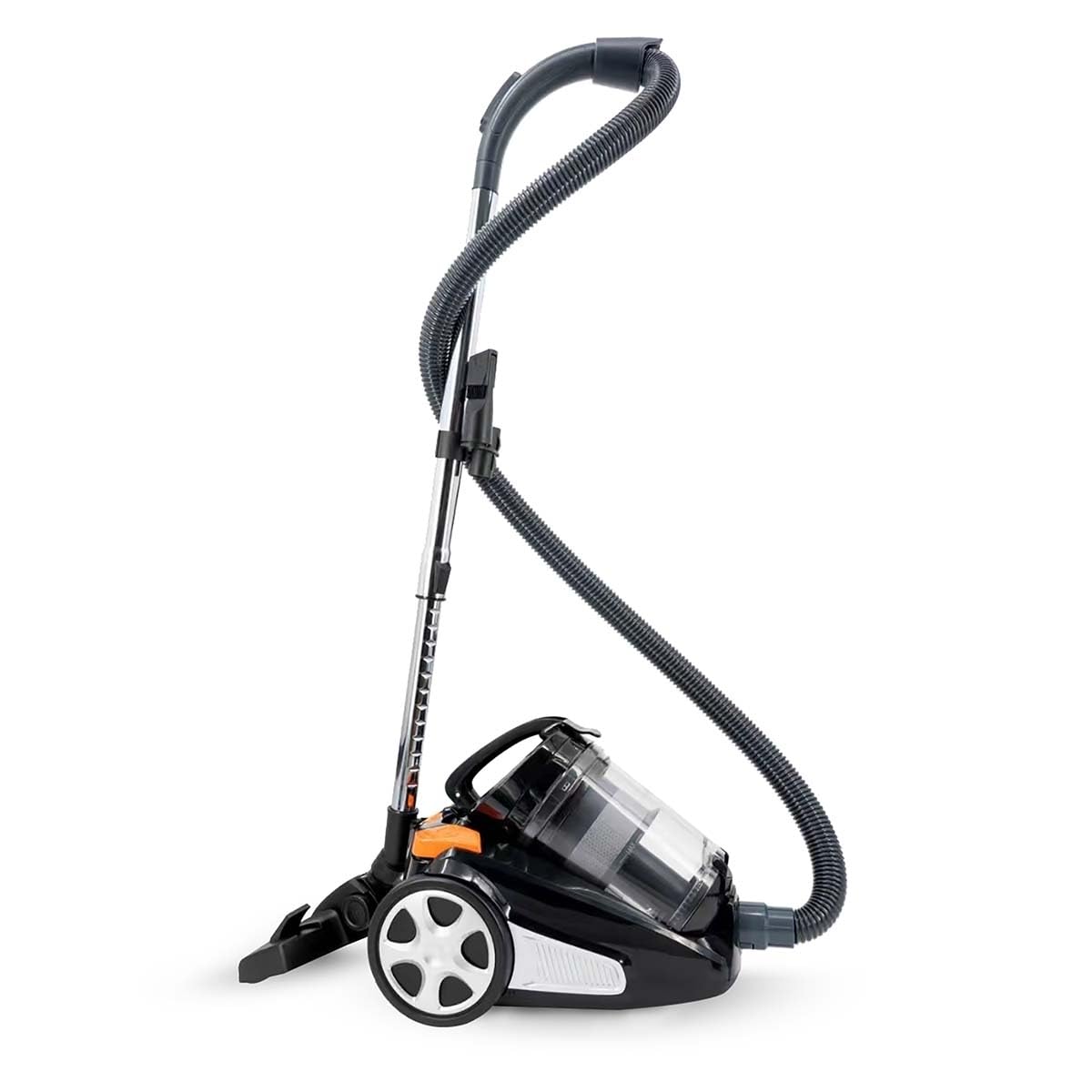 NEDIS Staubsauger ohne Beutel - Beutellos - 700 W - Staubkapazität: 3.0 l - Kombi-Bürste - Aktionsradius: 8.50 m - HEPA Luftfilter - Anthrazit/Orange/Schwarz