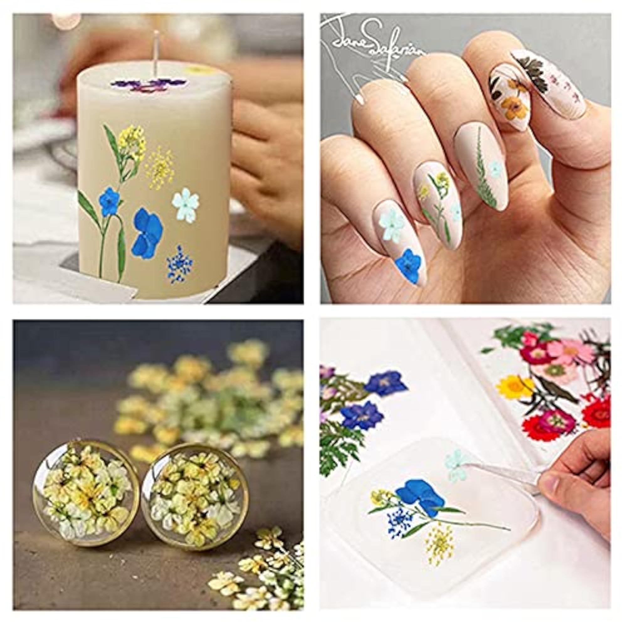 40PCS Assorted Dried Flower Kit for Crafts