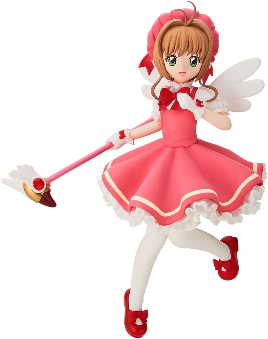 Action Figure Sakura Kinomoto Cardcaptor Sakura Clow Card 20 cm, BP28647P Multicolor, Collectible Figure, Optimal for Anime Fans