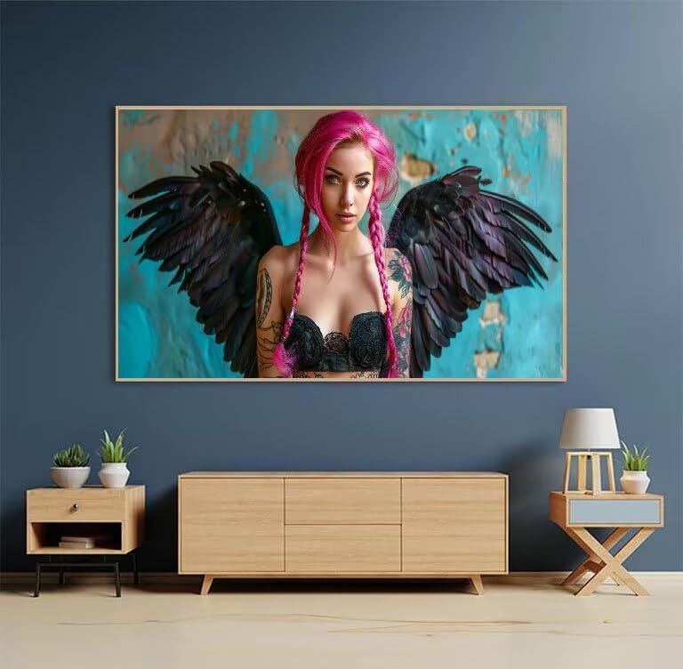 Diamond Painting Abulte Abstraction Ailes 5D Kit 35x70cm B31