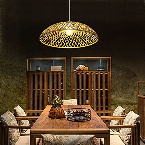Dispositivo de iluminación de decor en bambú y diseño retro 3