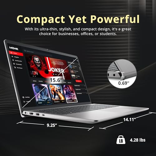 Dell 15 15.6" FHD Business Laptop, Intel Core i7-1355U, 32GB RAM, 2TB Storage(1TB SSD+1TB Docking Station Set), Intel UHD Graphics, Backlit Keyboard, Number Pad, Webcam, Wi-Fi 6, Win 11, Silver - image 8