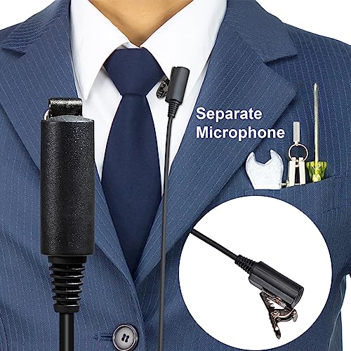 UAYESOK 3-Wire In-Ear Covert Acoustic Tube Radio Earpiece - Image 4