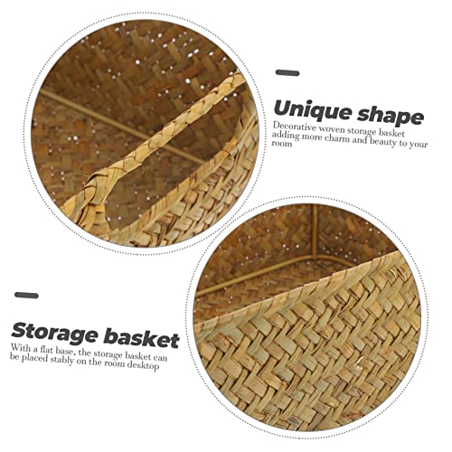 Cesta colgante de césped decorativa para almacenaje vertical en paredes y puertas pequeñas 6