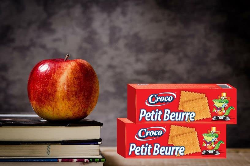 Image of Croco Petit Beure Crackers 100G | Bagel chips | Pretzels | Snacks | Premium Baked crackers | Imported snacks (Petit Beure)