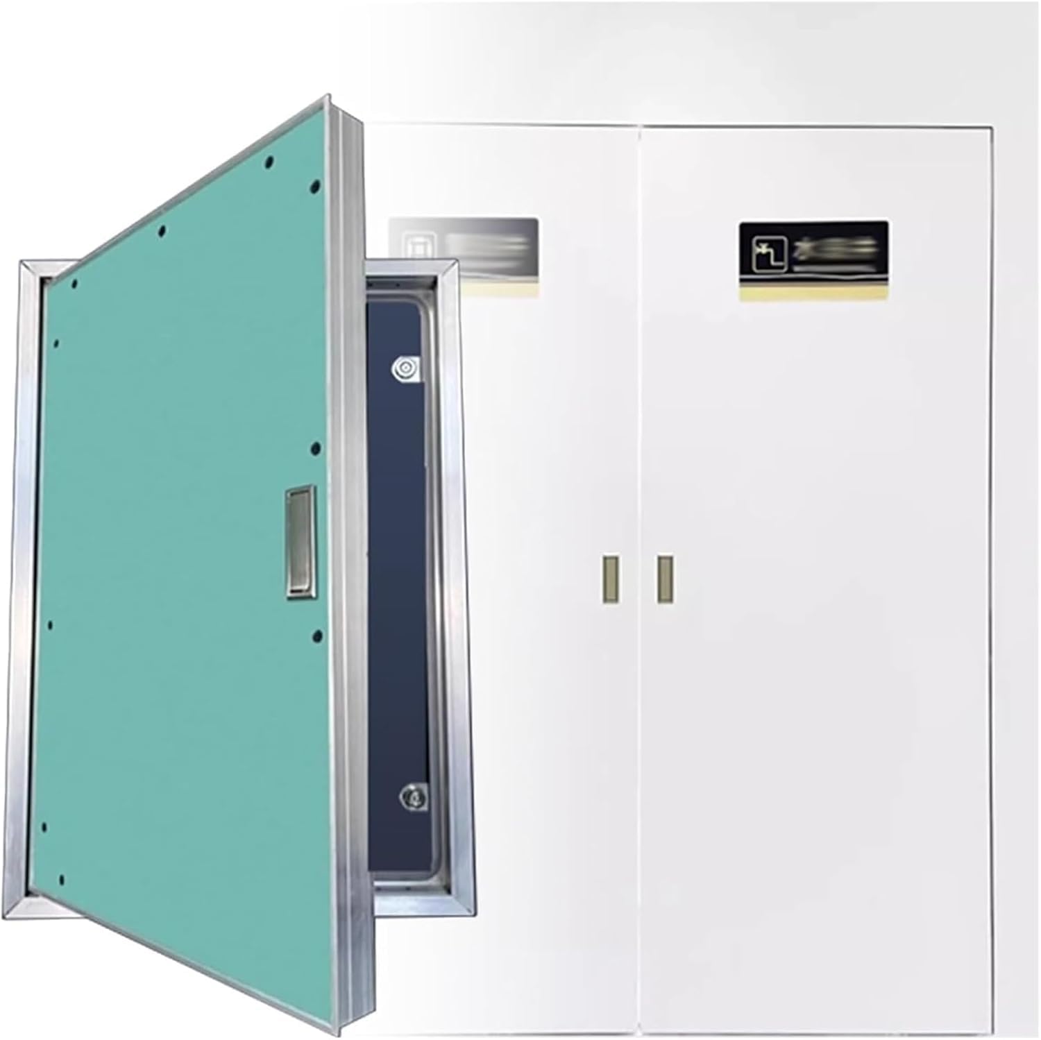 Wall & Hatch Access Panel – Drywall Access Panel - Flush Mounted Plasterboard Door for Easy Maintenance in Showers, Attics, Schools, and Hotels(66x71cm/26x28in)