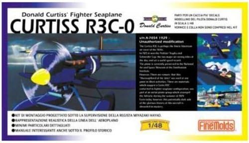 Amazon カーチス ｒ３ｃ ０ 非公然 水上戦闘機 ジブリアニメ 紅の豚 Fafg2 1 48スケールプラモデル組み立てキット 紅の豚 に登場する主人公ポルコ ロッソのライバル プラモデル 通販