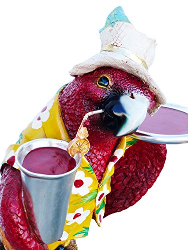 Estatua Parrot Butler Decoración miniatura 4