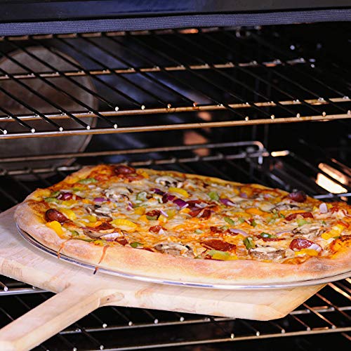 Crown Pizza Pan 12 Inch, 2 Pack, Sturdy, Rust Free, Pure Aluminum, Made In Canada, 12 Inch Pizza Pans #TOP4