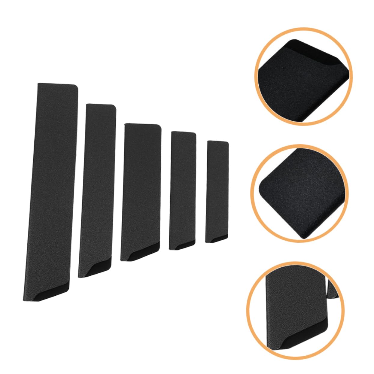Garneck 5pcs Cutter Cover Knife Sleeves with Flocking Lining for Scratch Protection Versatile for Easy Storage Portability for Outdoor Cooking Camping