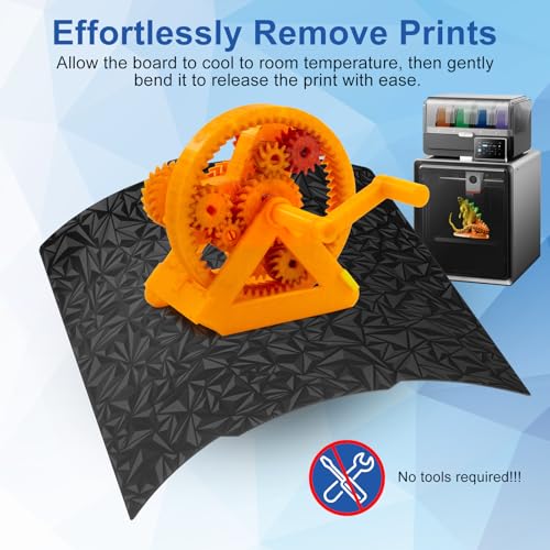 PEO PET Druckplatte für QIDI Q2 280x280mm, Doppelseitiges Glattes PEO PET Druckplatte Brett Beheiztes Bett Federstahl Flexible Plattform für QIDI Q2 Combo 3D Drucker