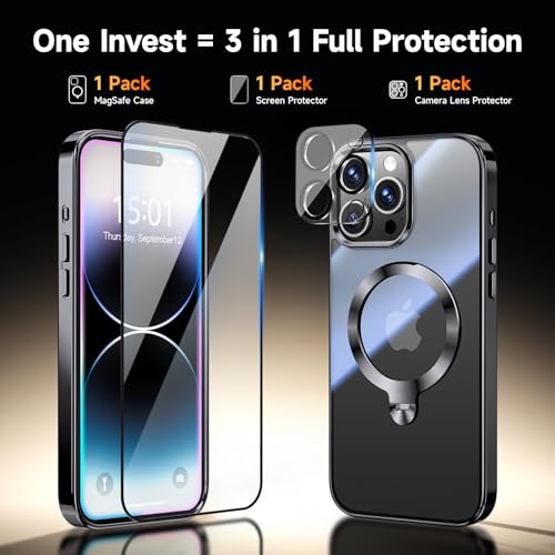 Coque iPhone 14 Pro antichoc Tri-Shield résolvant le problème des chutes et rayures