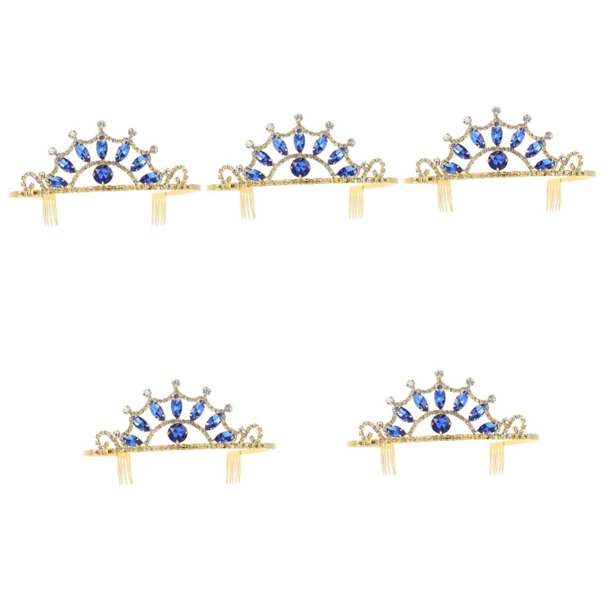GALPADA 5piezas De Para Diadema Elegante De Rhinestone Para Bodas y Cumpleaños Accesorio De Fiesta Diseño Sofisticado y Para