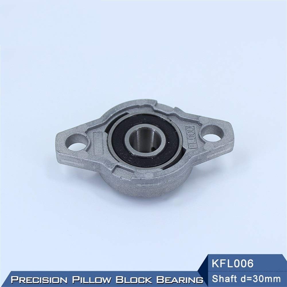 Cojinete montado KFL006, diámetro del Eje de 30mm, Bloque de Almohada de aleación de Zinc KFL, cojinetes de Bloque de Brida KFL006 FL006