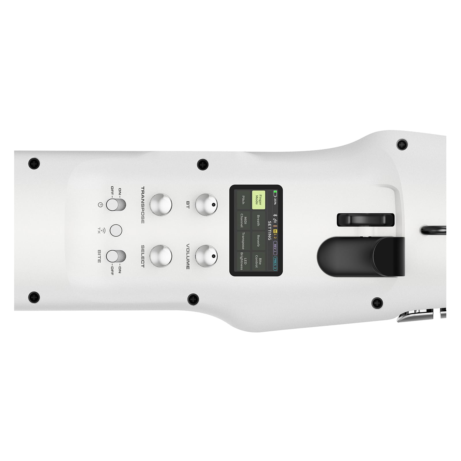 NUX Instrument à vent numérique NES-1 - Synthé électronique avec 50 tonalités, Bluetooth, rechargeable par USB, sans fil et haut-parleurs intégrés, expression de respiration et anche - Pour débutants