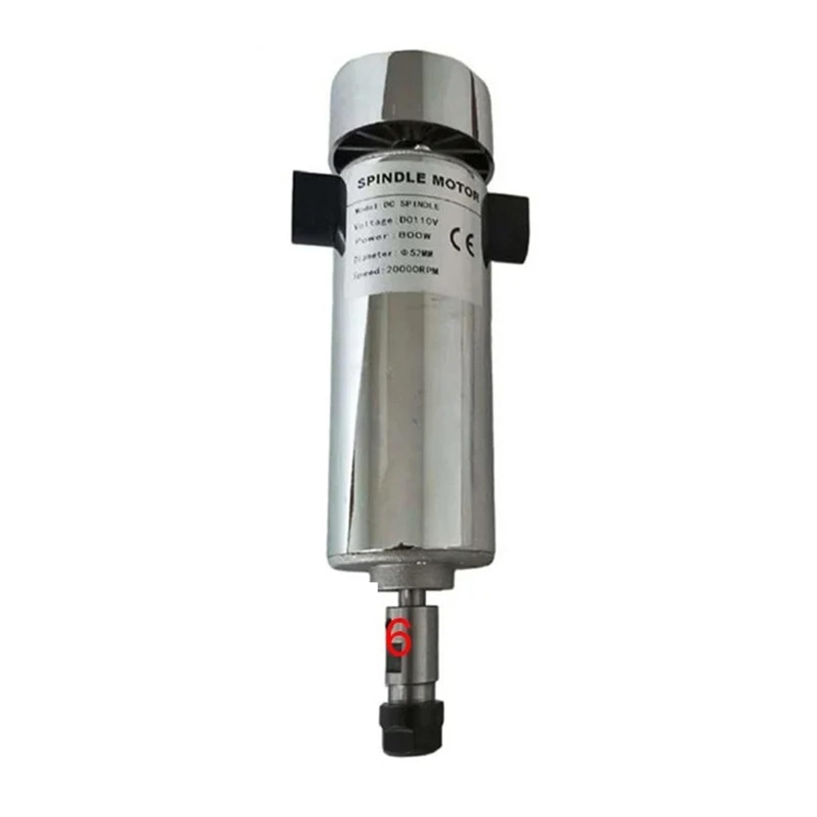 Zestaw silnika wrzeciona CNC 800 W, chłodzony powietrzem, 20000 obr./min, zacisk ER16, zasilacz, regulator prędkości do routera CNC Rozpraszanie ciepła(800W ER16)