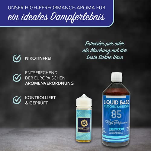 Erste Sahne Shortfill E-Liquid für E-Zigaretten - Nikotinfreies Aroma - Vape Liquid Made in Germany - Shake & Vape… – Bild 7