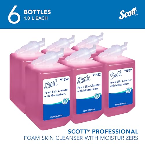 Scott Professional Hand Soap with Moisturizers, 6 Refills, 1.0 L (91552) - image 2