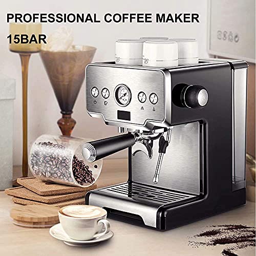 N&W Coffee Machine 15Bar/1450W/1.7L Espresso Coffee Maker Semi-Automatic Milk Foam Electric Coffee Maker – Bild 3
