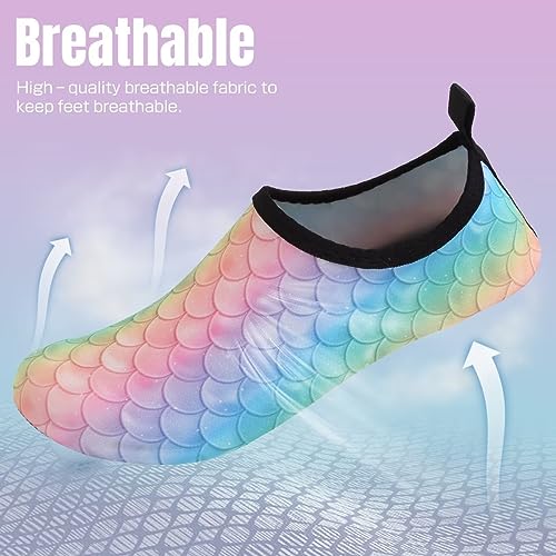 Image of YALOX Water Shoes Women's Men's Outdoor Beach Swimming Aqua Socks Quick-Dry Barefoot Shoes Surfing Yoga Pool Exercise
