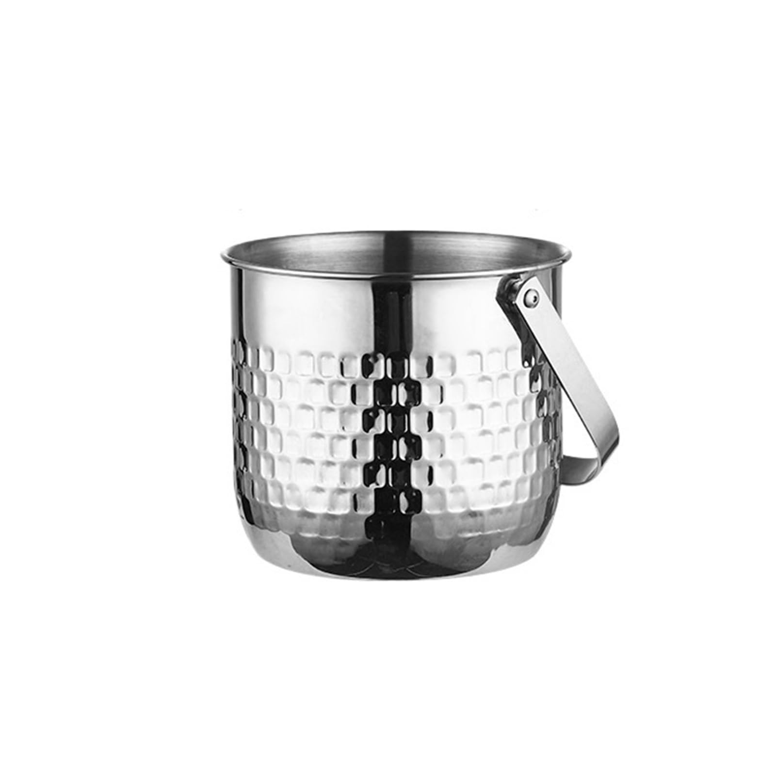 Lijiaxiuyc-101 ice bucket Stainless Steel Ice Bucket Champagne For Parties Cocktail Bars, Freezers, And Wine champagne bucket(Silver)