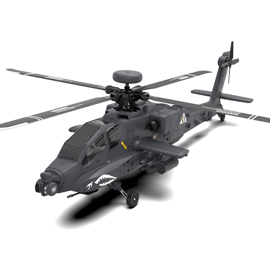 RBLOCTOYNY YU Xiang F11-S AH64 Apache RC Helicopter, 2.4G 6CH GPS