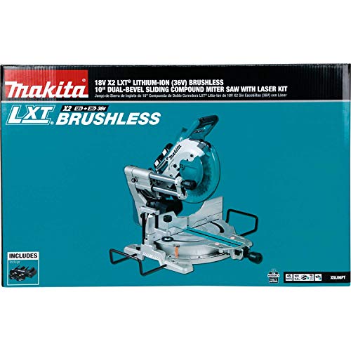 Makita XSL06PT 18V x2 LXT Lithium-Ion (36V) Brushless Cordless 10