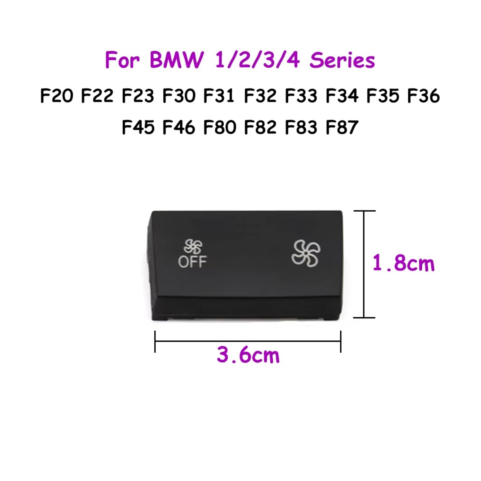 Auto Armaturenbrett Lüftung Für BMW 3 Serie 2013-2018 F35 F30 F31 F34 Auto Dashboard Konsole AC Air Vent Sitz Heizung Schalter Taste MAX Reparatur Kit(Button-10)