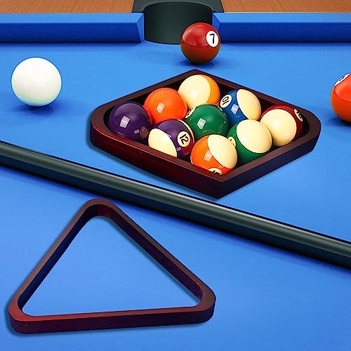 Rack à billes de billard en bois triangle rigide pour éviter les casses ratées
