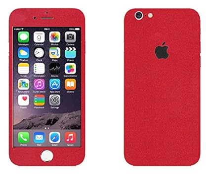Vcaregadgets Matte Red Skin Compatible With Full Body Back Front Of Apple Iphone 6 Plus 6s Plus Buy Vcaregadgets Matte Red Skin Compatible With Full Body Back Front Of Apple Iphone