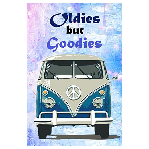Oldies But Goodies: Cute Old Car Notebook Journal Diary to write in - travel, driving, adventure, blue car