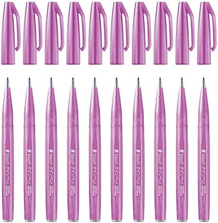 Pentel Fude Touch Brush Stroke Sign Pen - Black Ink