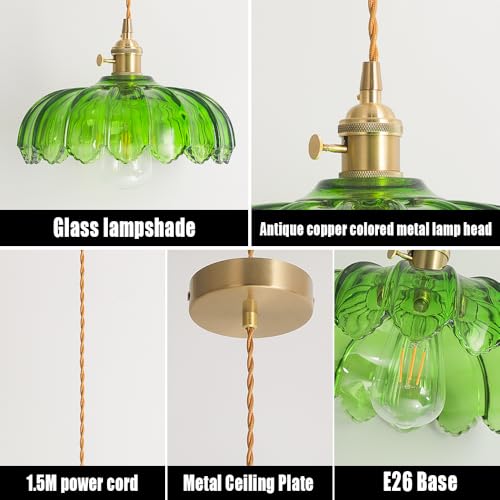 Lamparas Colgantes de Techo para Cocina y Comedor de Estilo Retro 5