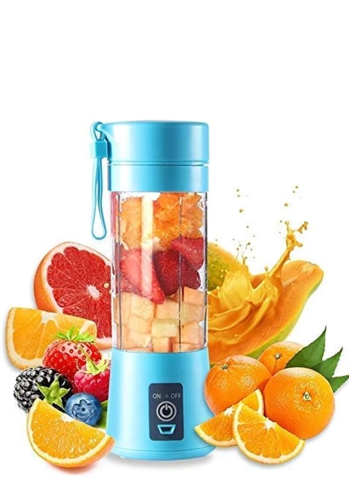 Generic Mini portable blender Blue, MPBBB12, Large