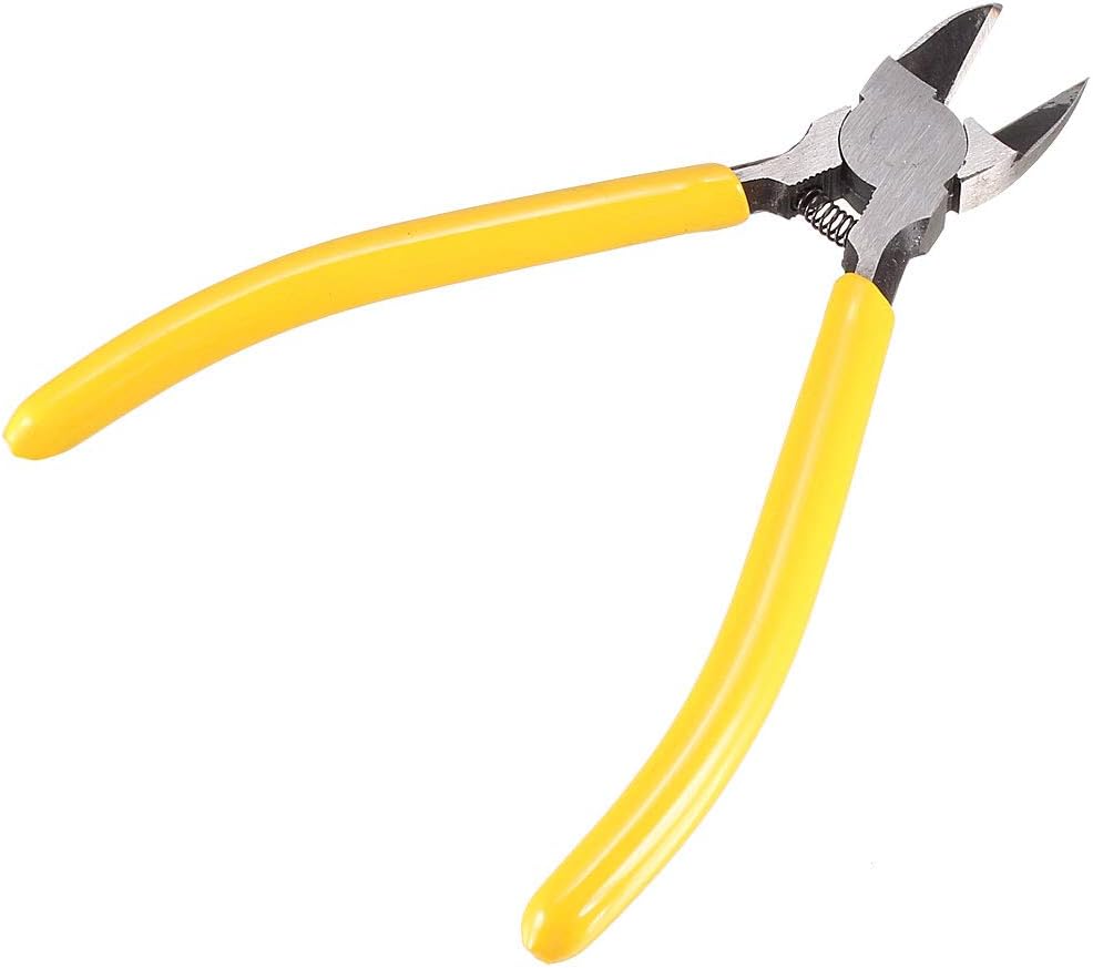 uxcell 6" Electric Wire Cutter Side Cutting Diagonal Pliers Hand Tool Yellow