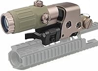 Vista 3 de 558 Rojo Verde Punto Holográfico Visión Reflex Alcance con Lupa 3X Montaje de Liberación Rápida Combo