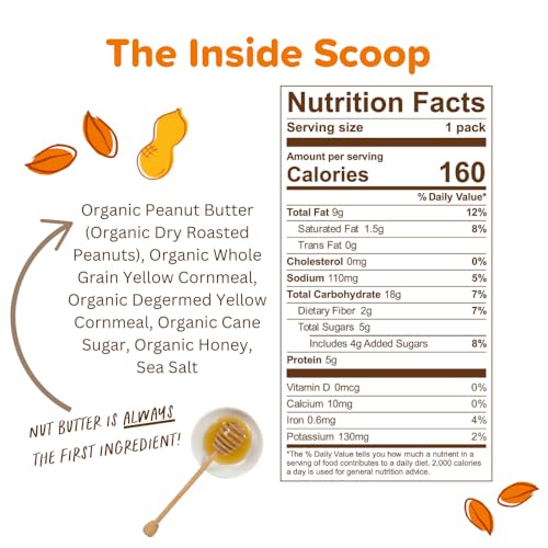 Puffworks Four Flavor Variety Pack Organic Peanut Butter Puffs (Original, Pbj, Dark Chocolate, Honey), Plant-Based Protein Snack thumb #6