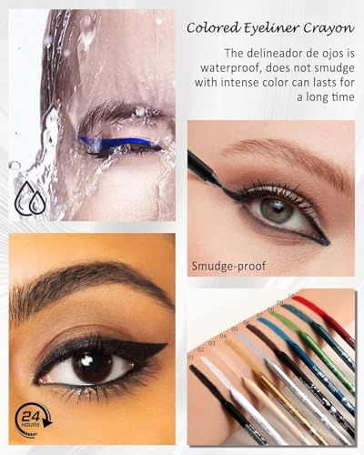 Delineador en Gel Glitter Color Blue para Ojos miniatura 3
