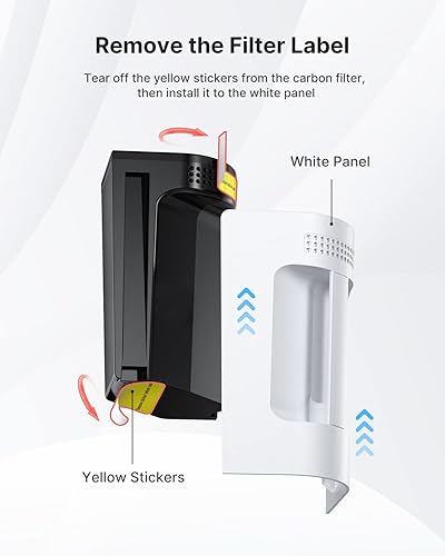 Miniatura 4 de Filtros de carbón activado de repuesto para compostador eléctrico iDOO de residuos de cocina, filtro de carbón activado dentro de la máquina