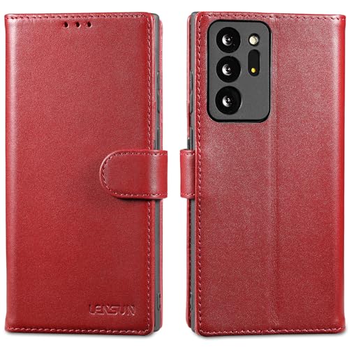 Coque Samsung Note 20 Ultra avec porte-carte et fermoir magnétique pour une sécurité totale