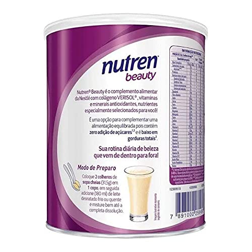 Nutren Suplemento Alimentar Beauty Vanilla 400G