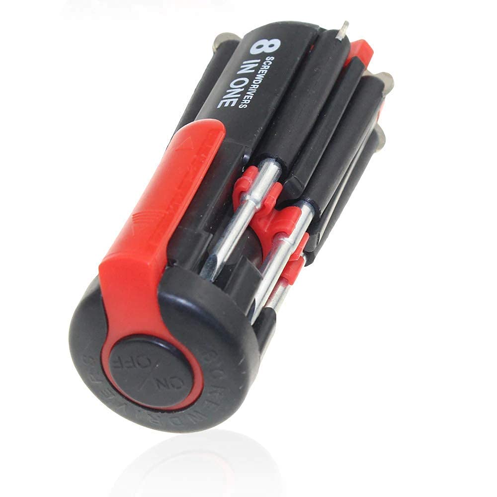 8-in-1 Screwdriver Set with LED Flashlight Magnetic Multi-Bit Tool — Amazon image 8