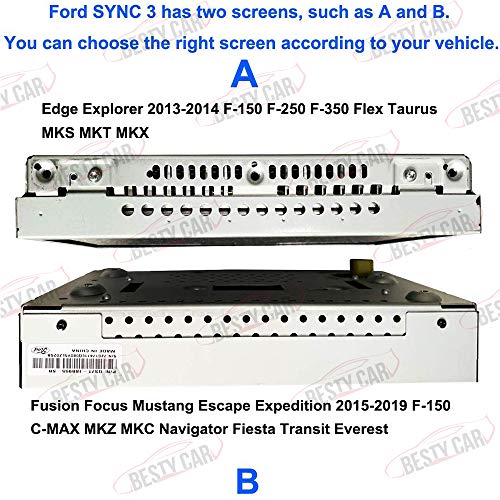 2021 SYNC3.4 Complete MyFordTouch (MFT) SYNC 2 to SYNC 3 Upgrade Kit Compatible for Ford Lincoln 8 Inch Capacitive Touchscreen SYNC 3 APIM Module USB Media Hub w/Carplay GPS Navigation Antenna