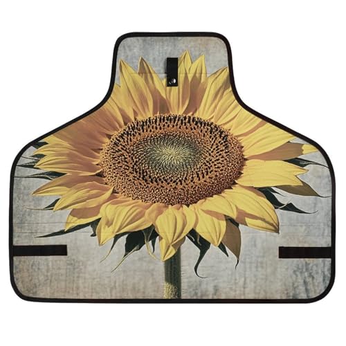 Delantal retro girasol para hombres y mujeres