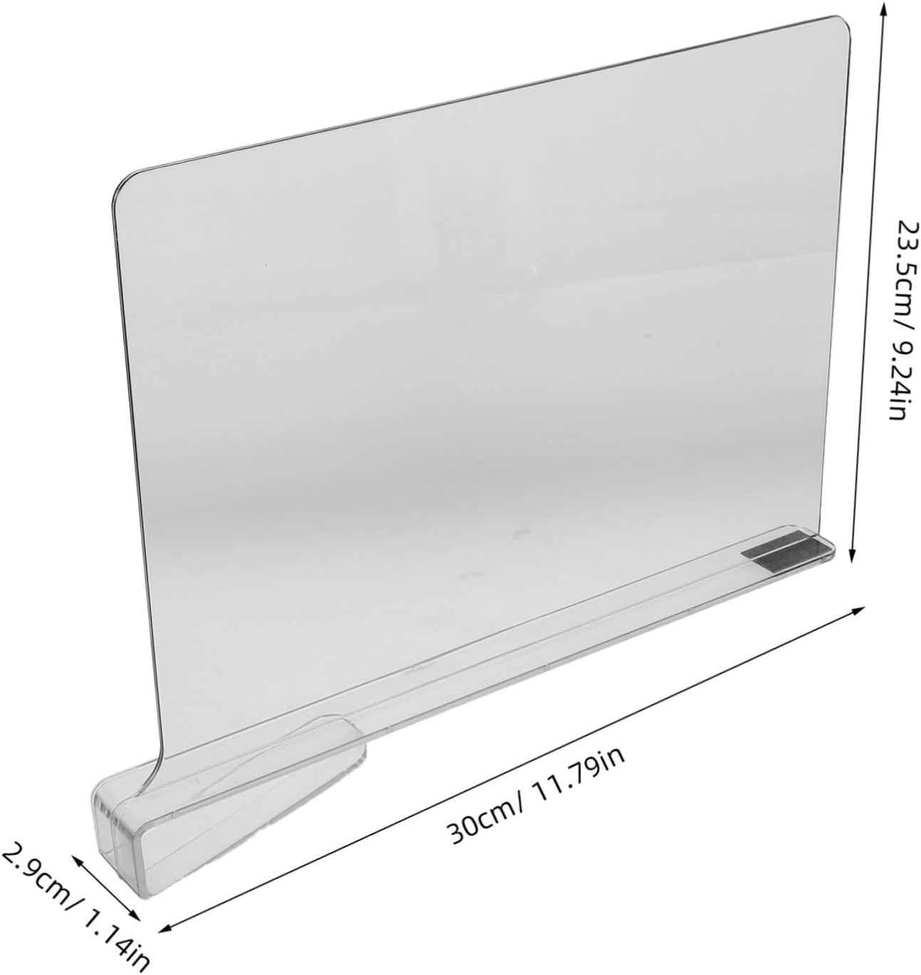 6pcs Wardrobe Dividers Closet Separator Acrylic Shelves Dividers for Clothing Easy Setup